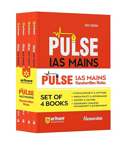 PULSE HandWritten Notes Ethics ,Integrity & Aptitude, Indian Polity & Governance, Indian History & Culture, Geography , Disaster Management & Environment For IAS Mains